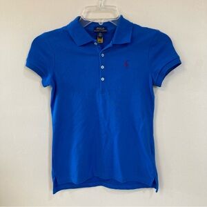 Polo Ralph Lauren Boys Sz M (8-10) Blue Polo Shirt Short Sleeve Cotton NEW
